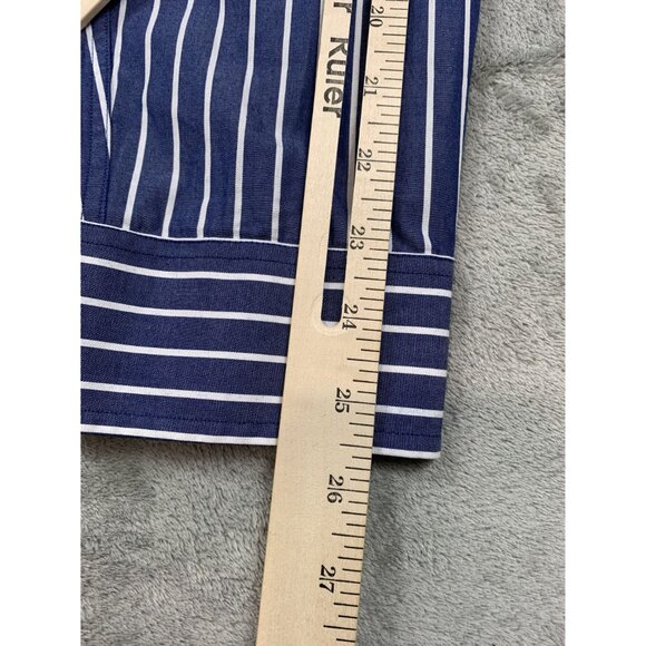 Tommy Hilfiger Slim Fit Men's 17 1/2 34-35 Striped Button Down Dress Shirt - Picture 6 of 8